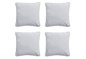 Madison -  Sierkussen Panama light grey - Ca. 45x45 cm - Set van 4
