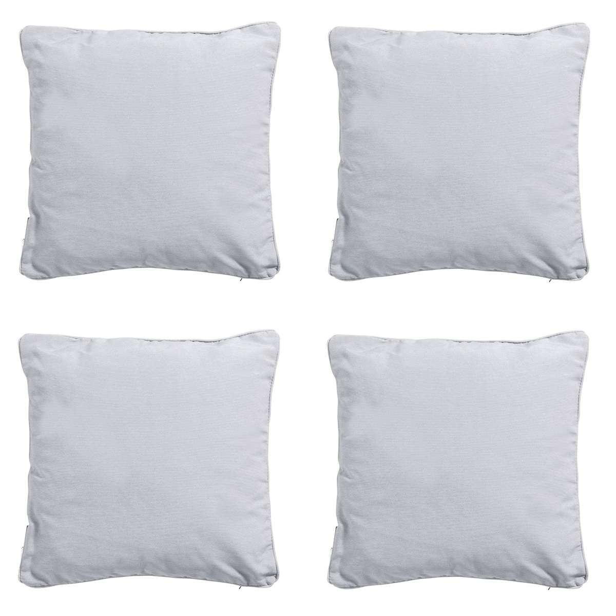 Madison -  Sierkussen Panama light grey - Ca. 45x45 cm - Set van 4