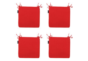 Madison -  Zitkussen Panama red - Ca. 40x40 cm - Set van 4