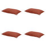 Madison -  Hoofdkussen Panama terra - Ca. 24x40 cm - Set van 4