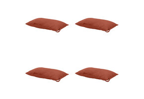 Madison -  Hoofdkussen Panama terra - Ca. 24x40 cm - Set van 4