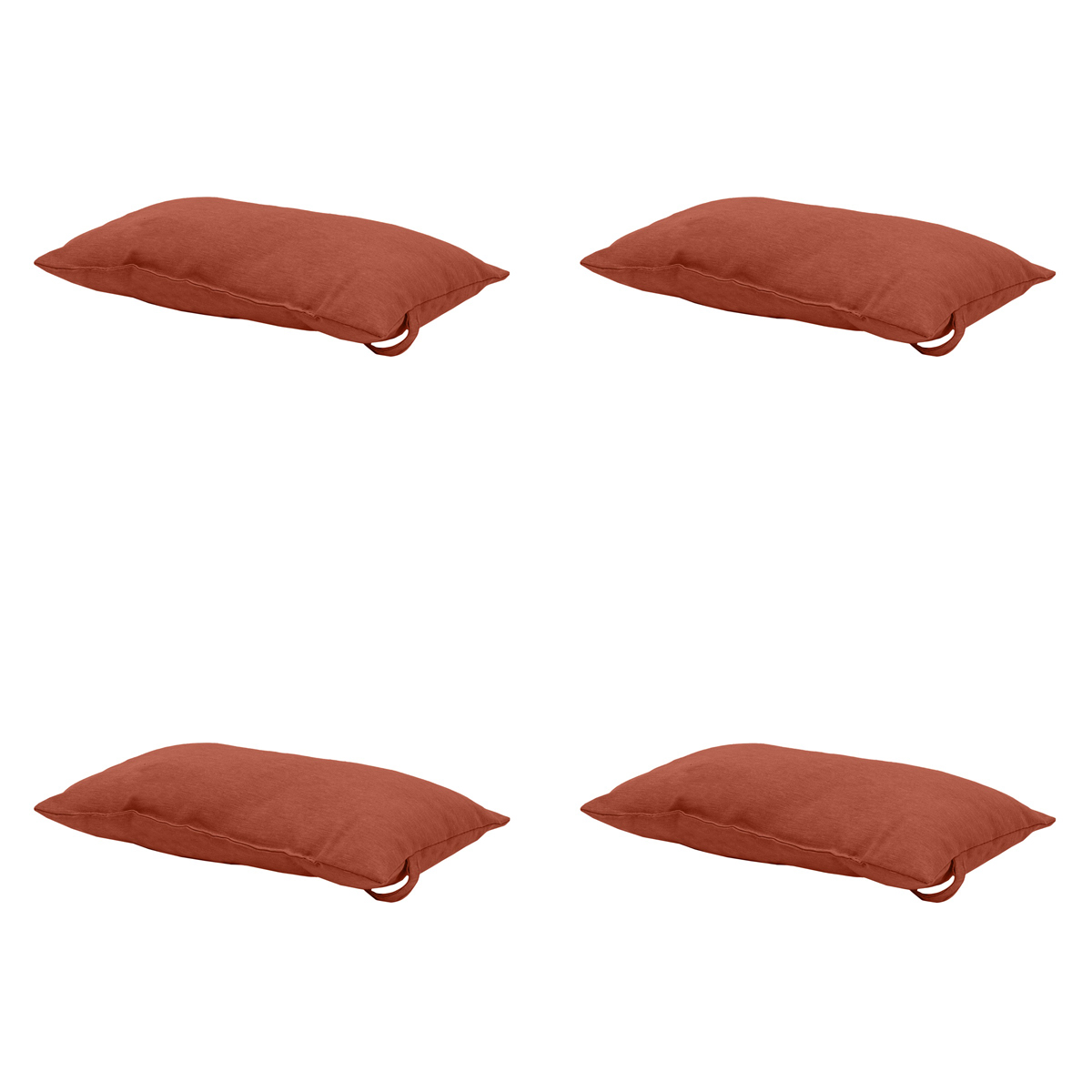 Madison -  Hoofdkussen Panama terra - Ca. 24x40 cm - Set van 4