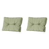 Madison -  Florance Rugkussen Panama sage - Ca. 43x60 cm - Set van 2