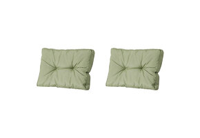 Madison -  Florance Rugkussen Panama sage - Ca. 43x60 cm - Set van 2