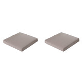 Madison -  Lounge Zitkussen Basic taupe - Ca. 60x60 cm - Set van 2