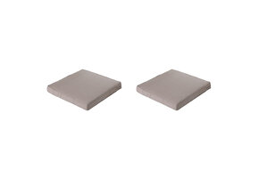 Madison -  Lounge Zitkussen Basic taupe - Ca. 60x60 cm - Set van 2