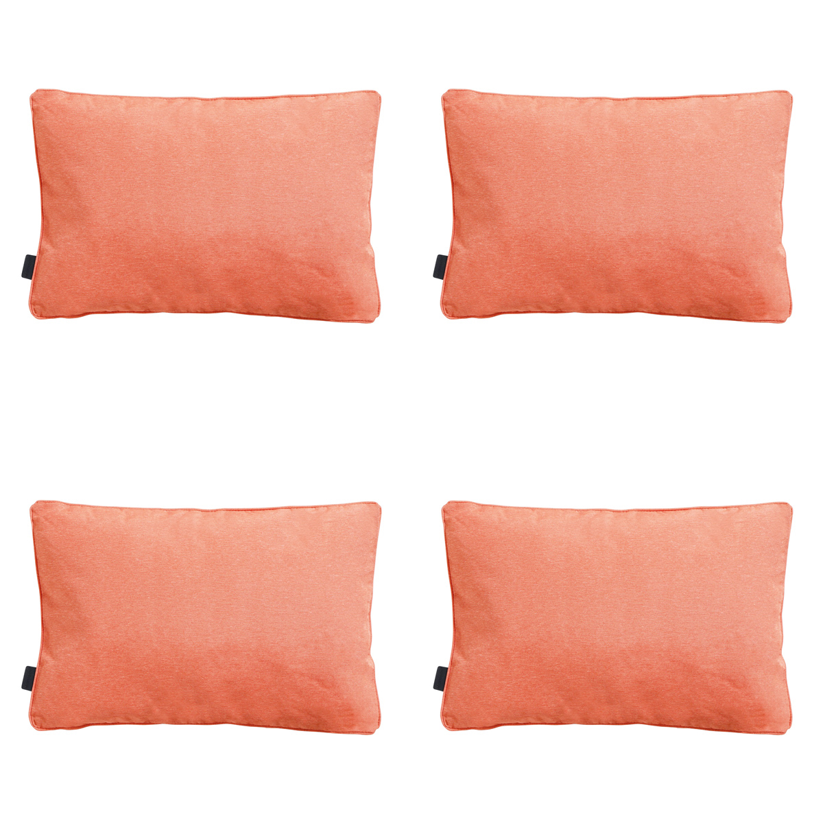 Madison -  Sierkussen Panama flame orange - Ca. 40x60 cm - Set van 4