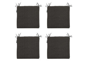 Madison -  Zitkussen Dark grey canvas eco+ - Ca. 40x40 cm - Set van 4