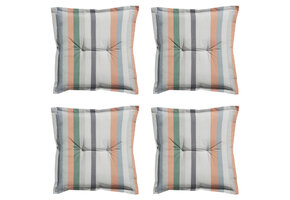 Madison -  Zitkussen Righe salmone - Ca. 50x50 cm - Set van 4
