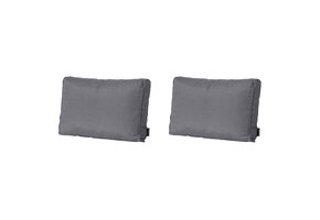 Madison -  Lounge Rugkussen Panama grey - Ca. 40x60 cm - Set van 2