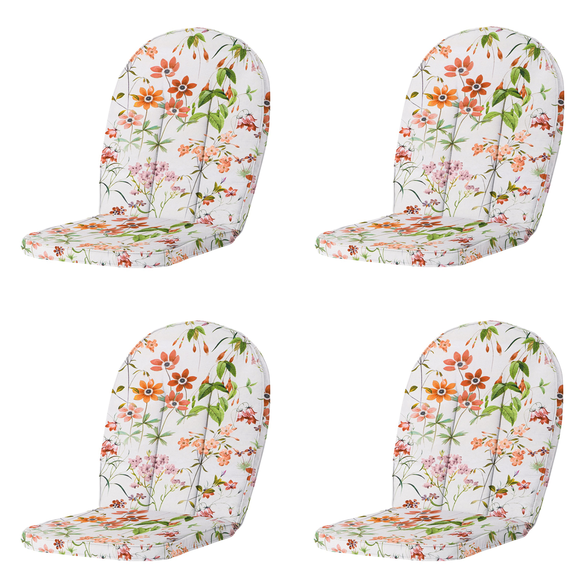 Madison -  Tuinkussen Kettler Comfort/Prince Milly natural - Ca. 105x52 cm - Set van 4