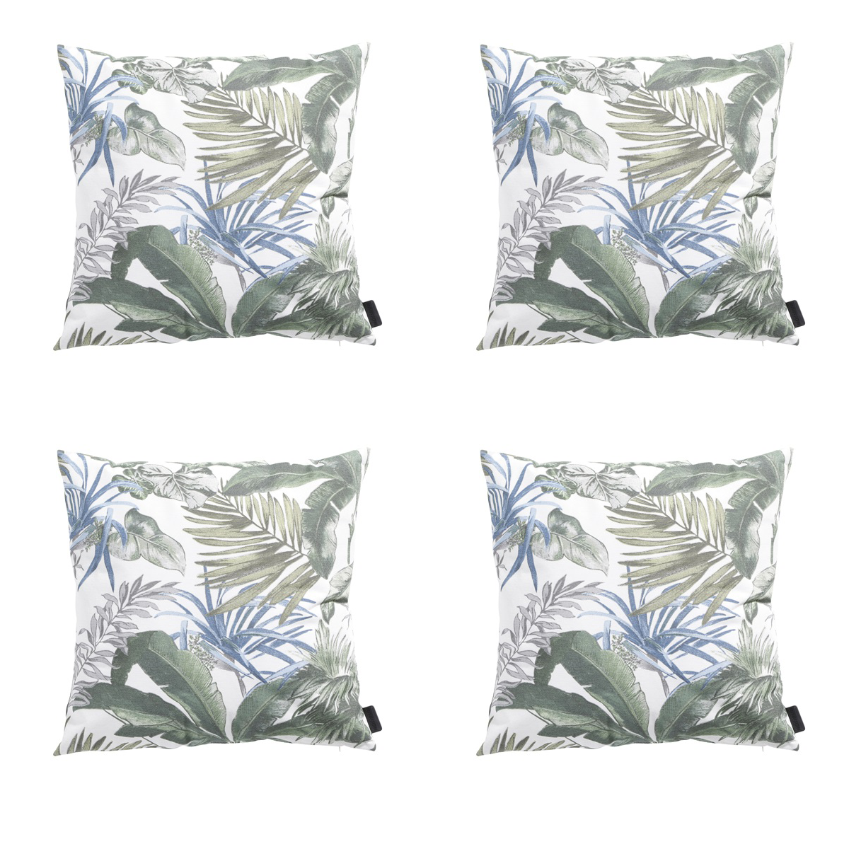 Madison -  Sierkussen Bliss blue - Ca. 45x45 cm - Set van 4