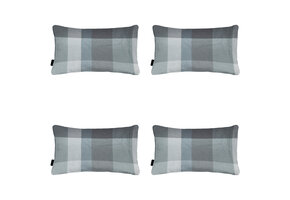 Madison -  Sierkussen Sya grey - Ca. 30x50 cm - Set van 4