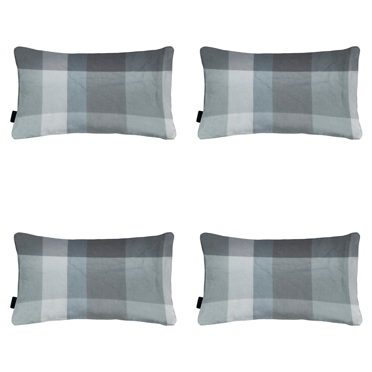 Madison -  Sierkussen Sya grey - Ca. 30x50 cm - Set van 4