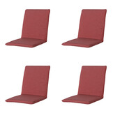 Madison -  Stapelstoelkussen Manchester red - Ca. 97x49 cm - Set van 4
