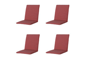 Madison -  Stapelstoelkussen Manchester red - Ca. 97x49 cm - Set van 4