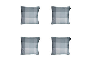 Madison -  Sierkussen Sya grey - Ca. 50x50 cm - Set van 4