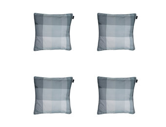 Madison -  Sierkussen Sya grey - Ca. 50x50 cm - Set van 4