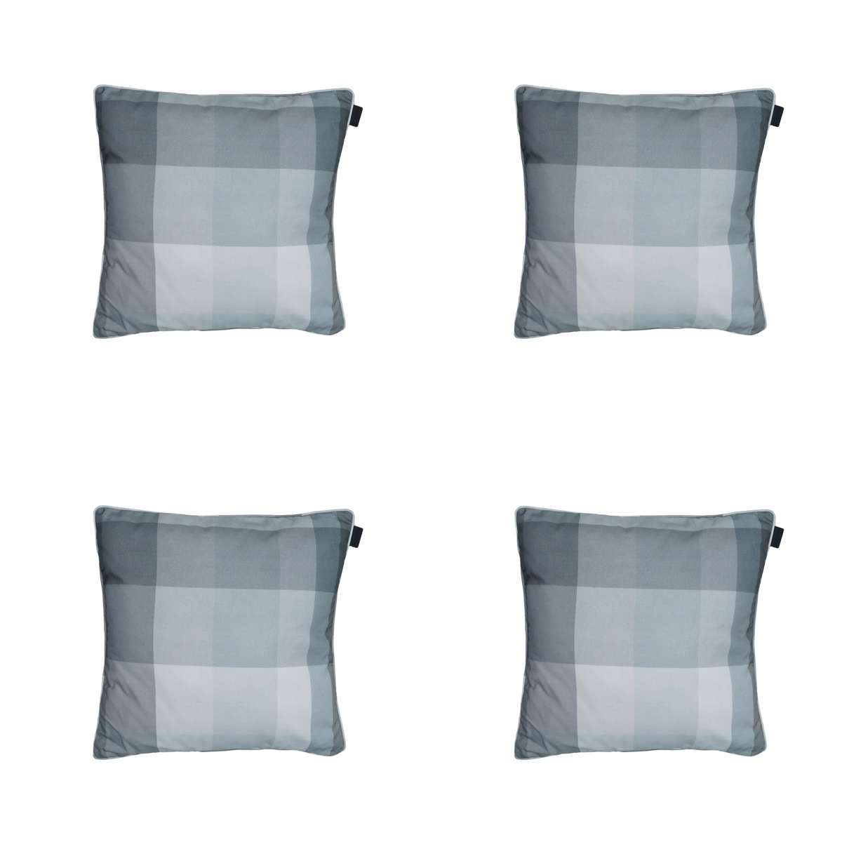 Madison -  Sierkussen Sya grey - Ca. 50x50 cm - Set van 4