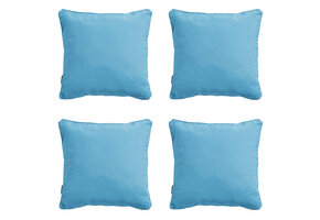 Madison -  Sierkussen Panama aqua - Ca. 60x60 cm - Set van 4