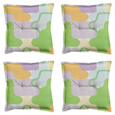 Madison -  Zitkussen Grafi lila - Ca. 50x50 cm - Set van 4