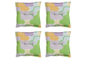 Madison -  Zitkussen Grafi lila - Ca. 50x50 cm - Set van 4