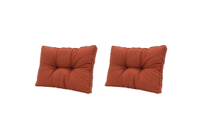 Madison -  Florance Rugkussen Panama terra - Ca. 43x73 cm - Set van 2