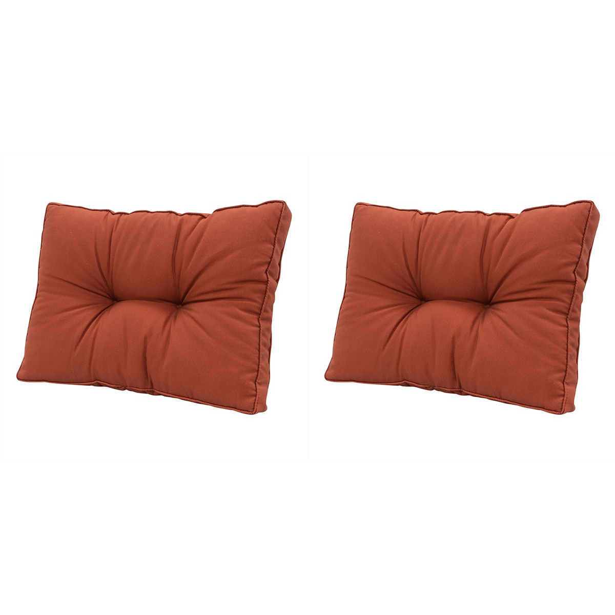 Madison -  Florance Rugkussen Panama terra - Ca. 43x73 cm - Set van 2