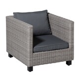 Madison -  Lounge Rugkussen Rib grey - Ca. 43x73 cm - Set van 2