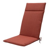 Madison -  Tuinstoelkussen Hoge Rug Terra canvas eco+ - Ca. 120x50 cm - Set van 4