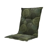 Madison -  Tuinstoelkussen Lage Rug Circle green - Ca. 105x50 cm - Set van 4