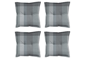 Madison -  Zitkussen Sya grey - Ca. 50x50 cm - Set van 4