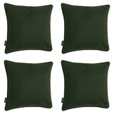 Madison -  Sierkussen Moss green canvas eco+ - Ca. 50x50 cm - Set van 4