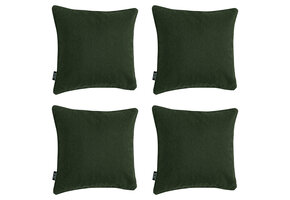 Madison -  Sierkussen Moss green canvas eco+ - Ca. 50x50 cm - Set van 4