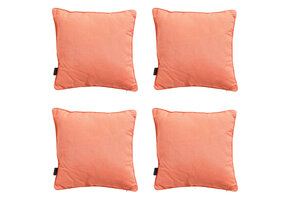 Madison -  Sierkussen Panama flame orange - Ca. 45x45 cm - Set van 4