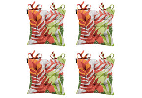 Madison -  Zitkussen Toscane Iven terra - Ca. 46x46 cm - Set van 4