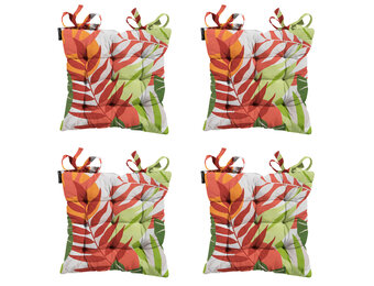 Madison -  Zitkussen Toscane Iven terra - Ca. 46x46 cm - Set van 4