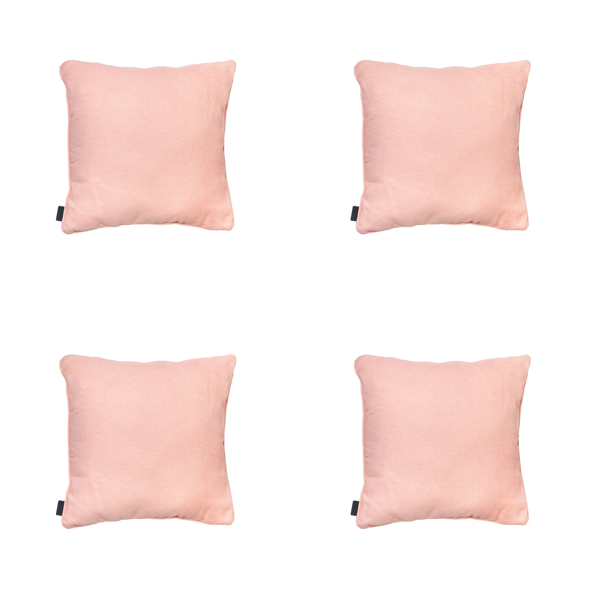 Madison -  Sierkussen Napels salmone - Ca. 50x50 cm - Set van 4