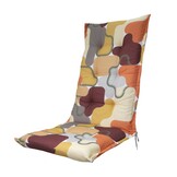 Madison -  Tuinstoelkussen Hoge Rug Grafi bordo - Ca. 123x50 cm - Set van 4