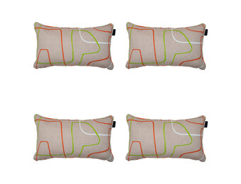 Madison -  Sierkussen Joah terra - Ca. 30x50 cm - Set van 4