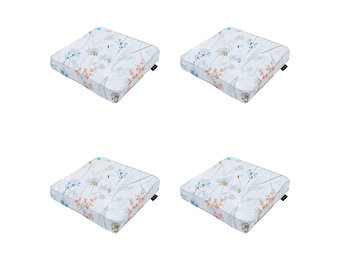 Madison -  Zitkussen Donna azure canvas eco+ - Ca. 40x40 cm - Set van 4