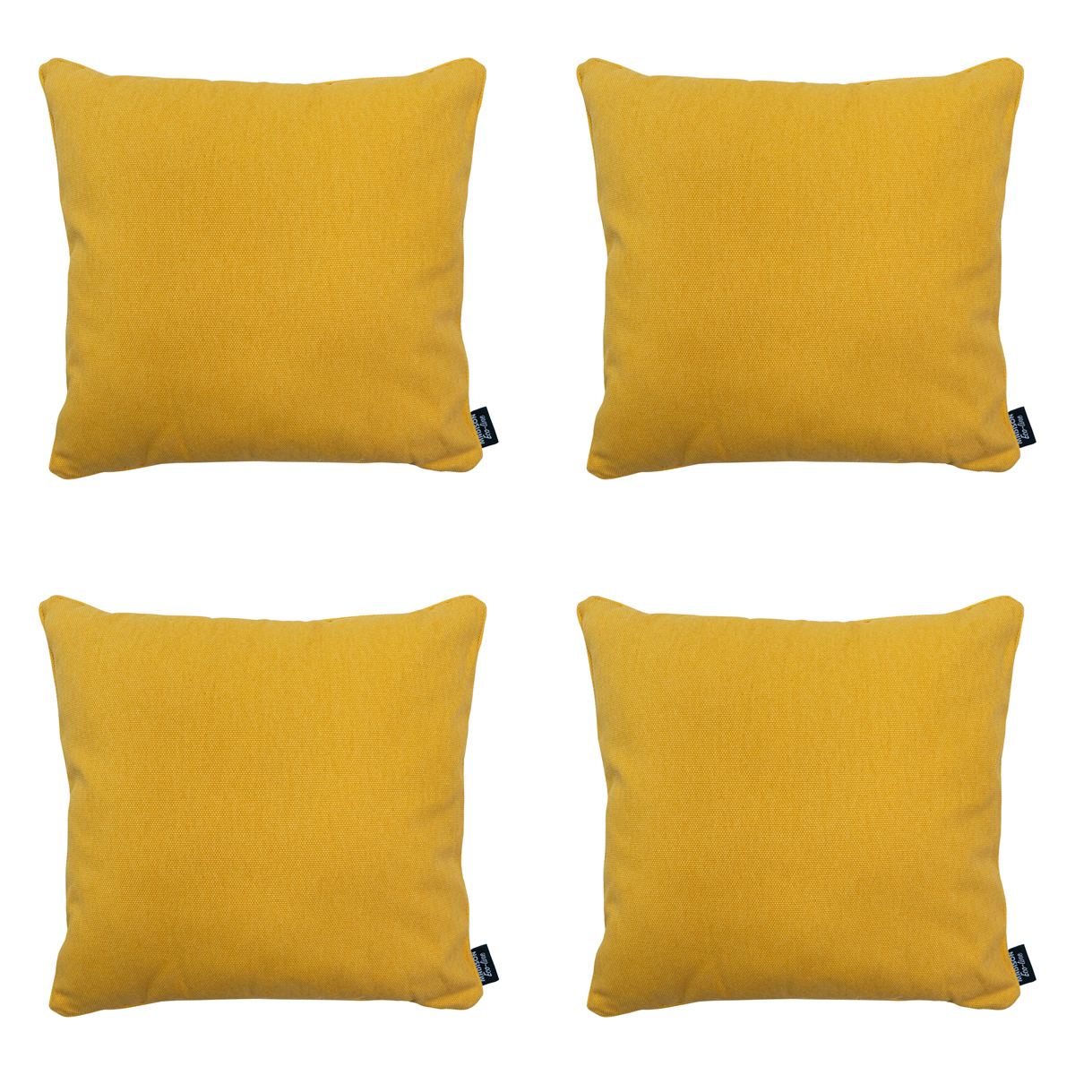 Madison -  Sierkussen Gold canvas eco+ - Ca. 50x50 cm - Set van 4