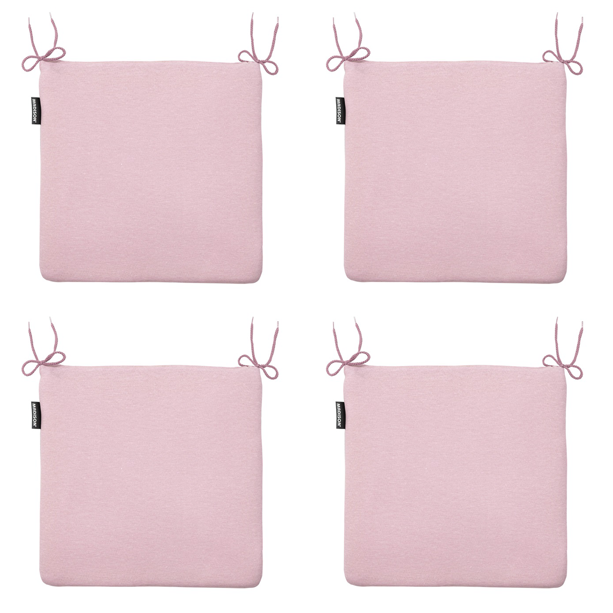 Madison -  Zitkussen Panama soft pink - Ca. 40x40 cm - Set van 4