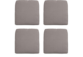 Madison -  Zitkussen Wicker Panama taupe - Ca. 48x48 cm - Set van 4