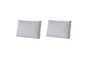 Madison -  Lounge Profi-Line Manchester light grey - Ca. 43x73 cm - Set van 2