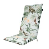 Madison -  Tuinstoelkussen Hoge Rug Grasse green - Ca. 120x50 cm - Set van 4