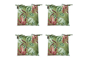 Madison -  Zitkussen Toscane Cala green - Ca. 46x46 cm - Set van 4