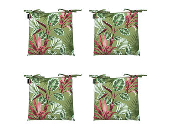 Madison -  Zitkussen Toscane Cala green - Ca. 46x46 cm - Set van 4