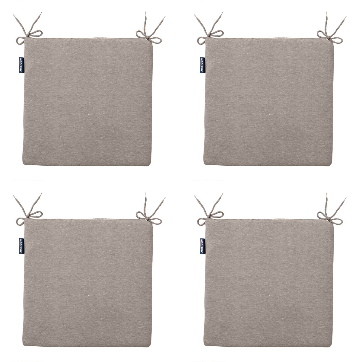 Madison -  Zitkussen Panama jute - Ca. 40x40 cm - Set van 4