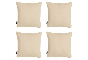 Madison -  Sierkussen Beige canvas eco+ - Ca. 50x50 cm - Set van 4